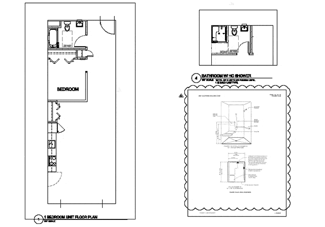Floorplan For One Bedroom Unit