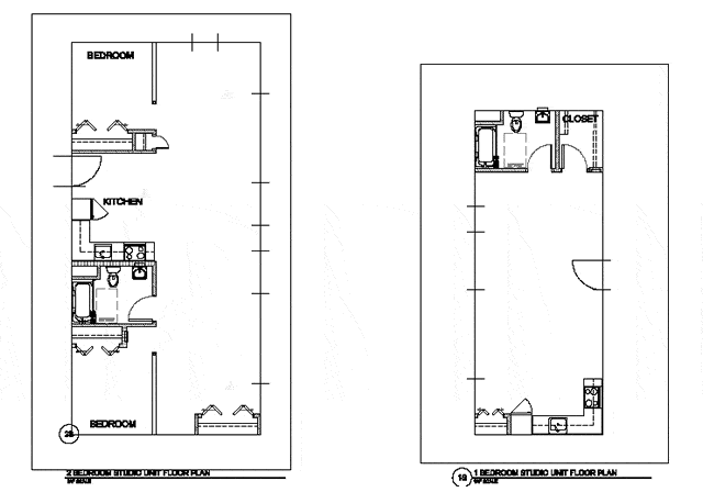 Floorplan For Two Bedroom Unit